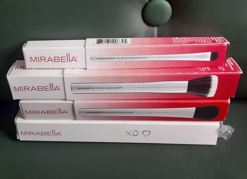 Mirabella Professional Makeup Brush Set Stocking Stuffers x4 Read